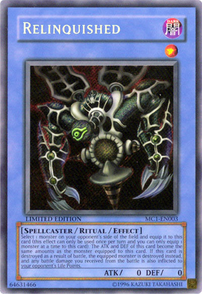Relinquished [MC1-EN003] Secret Rare 