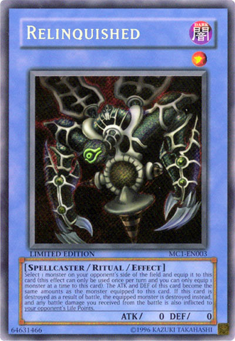 Relinquished [MC1-EN003] Secret Rare 