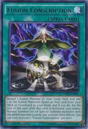 Fusion Conscription [CROS-EN053] Rare 