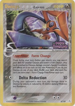 Deoxys (4/110) (Delta Species) (Stamped) [EX: Holon Phantoms] 