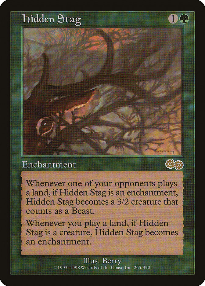 Hidden Stag [Urza's Saga] 