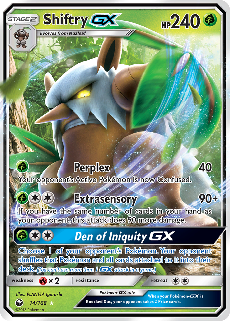 Shiftry GX (14/168) [Sun &amp; Moon: Celestial Storm] 