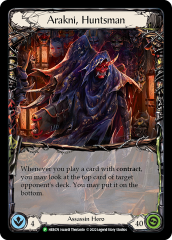 Arakni, Huntsman [HER074] (Promo) Cold Foil 