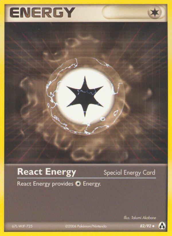 React Energy (82/92) [EX: Legend Maker] 