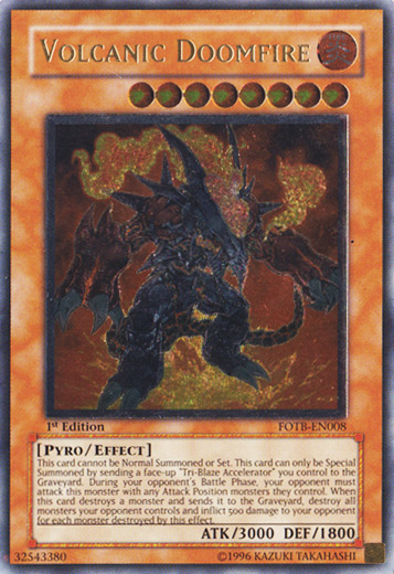 Volcanic Doomfire [FOTB-EN008] Ultimate Rare 