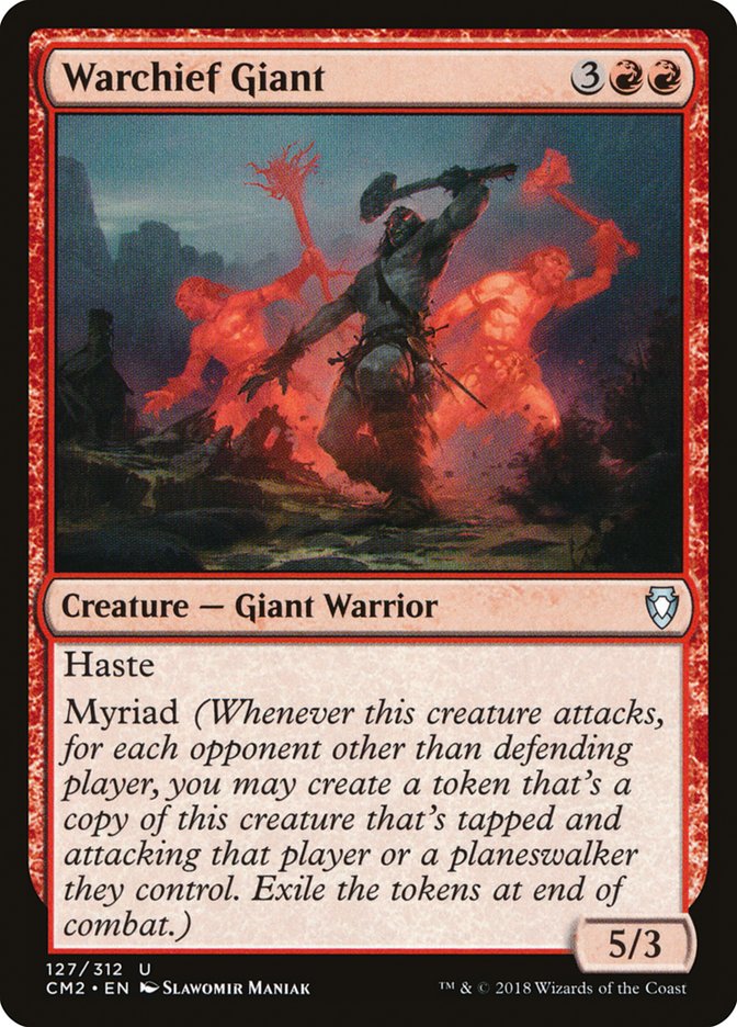 Warchief Giant [Commander Anthology Volume II] 