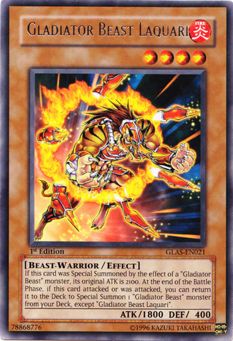 Gladiator Beast Laquari [GLAS-EN021] Rare 