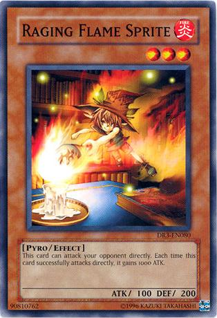 Raging Flame Sprite [DR3-EN080] Common 