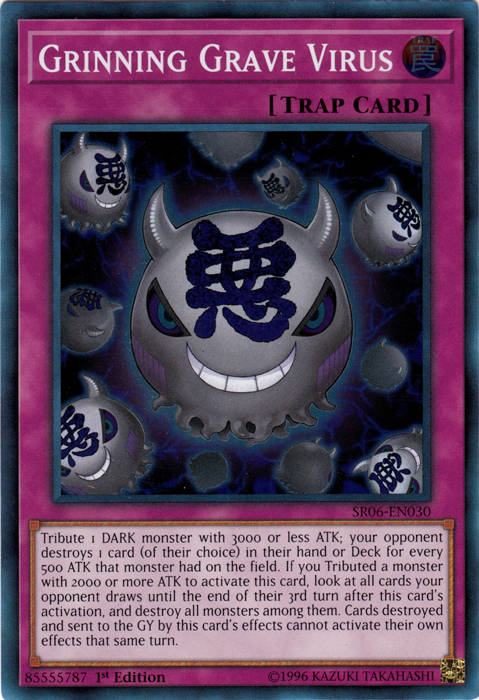 Grinning Grave Virus [SR06-EN030] Super Rare 
