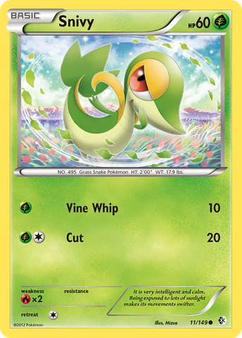 Snivy (11/149) [Black &amp; White: Boundaries Crossed] 