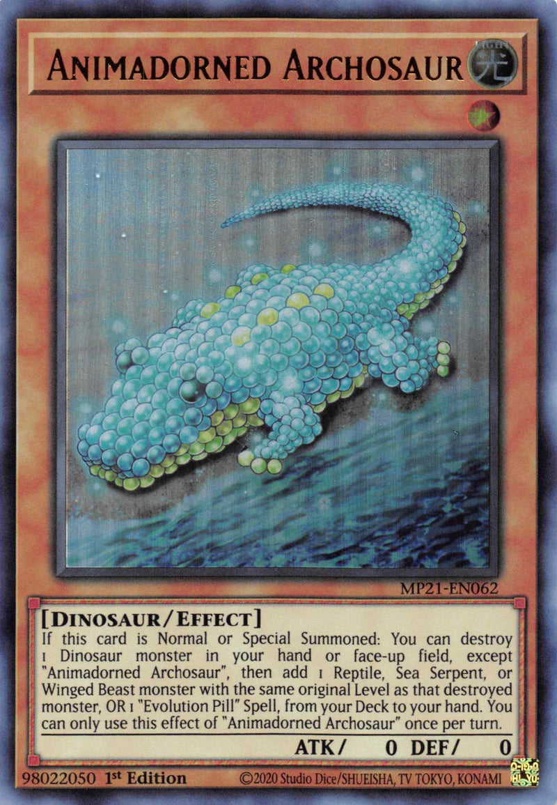 Animadorned Archosaur [MP21-EN062] Ultra Rare 