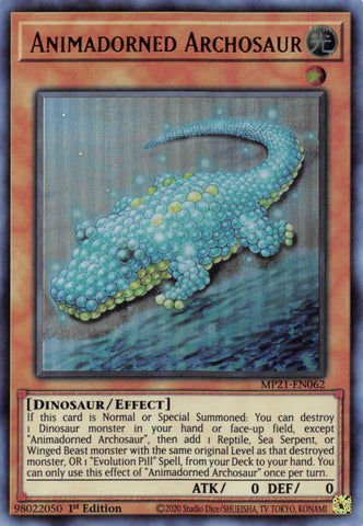 Animadorned Archosaur [MP21-EN062] Ultra Rare 