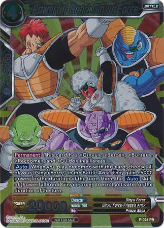 Powerful Bond Ginyu Force (P-024) [Promotion Cards] 