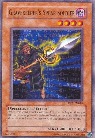 Gravekeeper's Spear Soldier [DR1-EN010] Common 