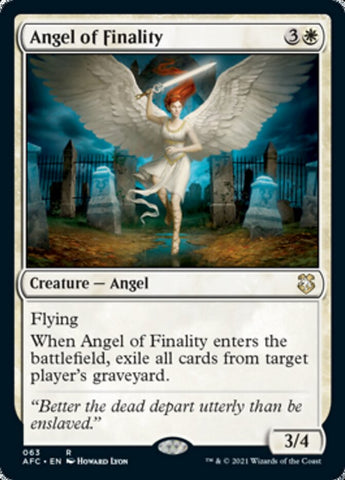 Angel of Finality [Dungeons &amp; Dragons: Adventures in the Forgotten Realms Commander] 