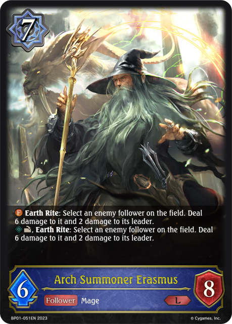 Arch Summoner Erasmus (BP01-051EN) [Advent of Genesis]