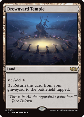 Drownyard Temple [Tarkir: Dragonstorm Commander] 