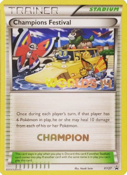 Champions Festival (XY27) (2014 Champion) [XY: Black Star Promos] 