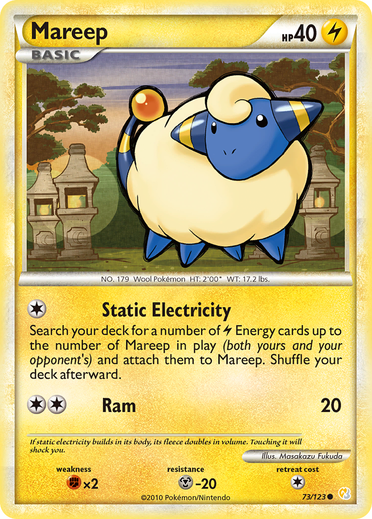 Mareep (73/123) [HeartGold &amp; SoulSilver: Base Set] 