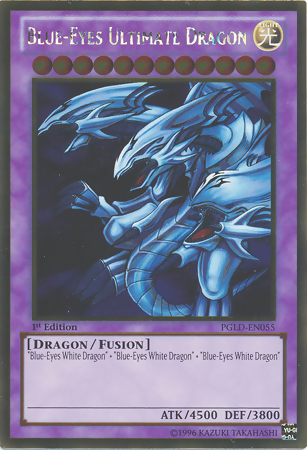 Blue-Eyes Ultimate Dragon [PGLD-EN055] Gold Rare 