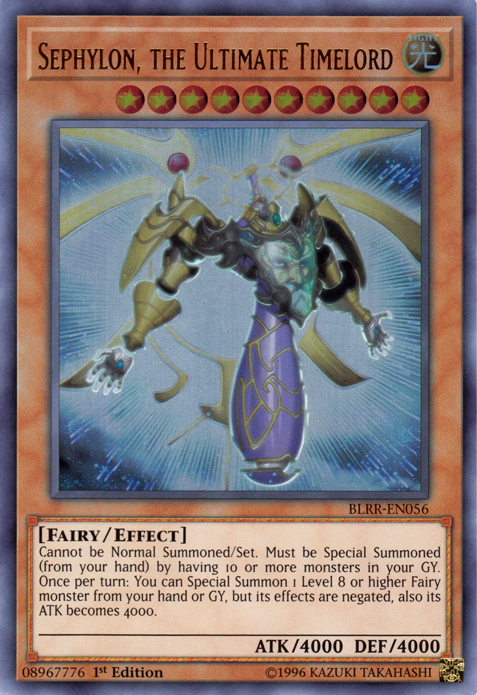 Sephylon, the Ultimate Timelord [BLRR-EN056] Ultra Rare 