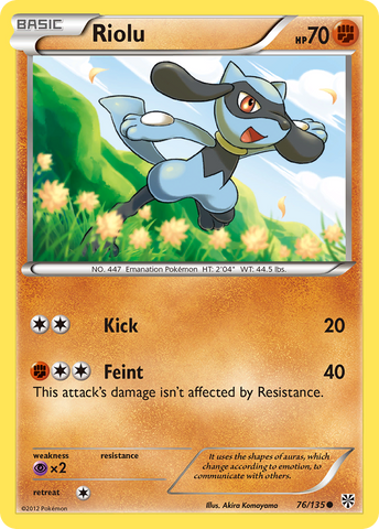 Riolu (76/135) [Black &amp; White: Plasma Storm] 