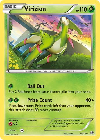 Virizion (12/98) (Theme Deck Exclusive) [XY: Ancient Origins] 