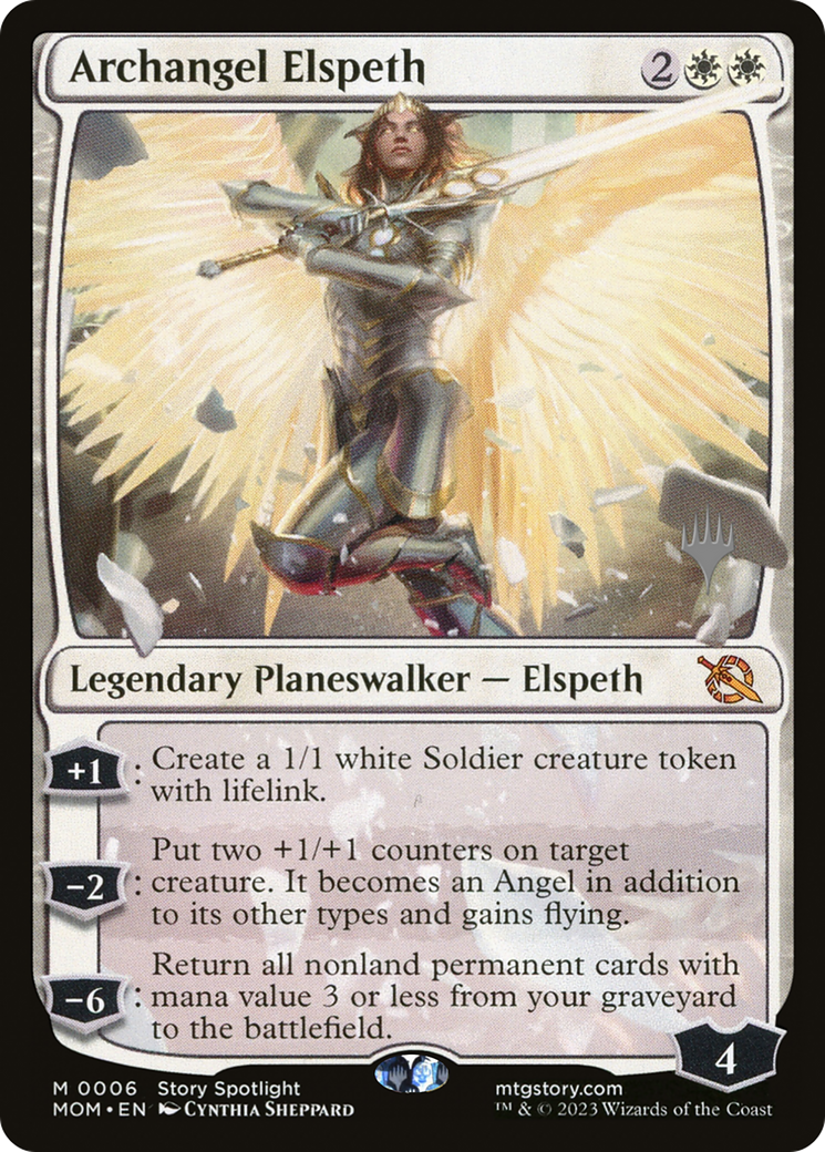 Archangel Elspeth (Promo Pack) [March of the Machine Promos] 