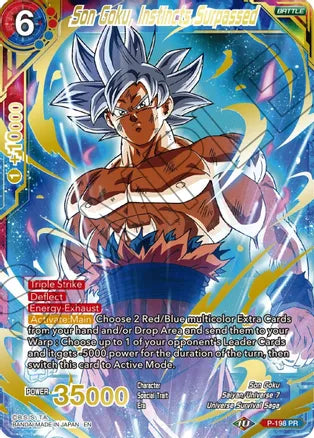 Son Goku, Instincts Surpassed (Gold Stamped) (P-198) [Mythic Booster] 