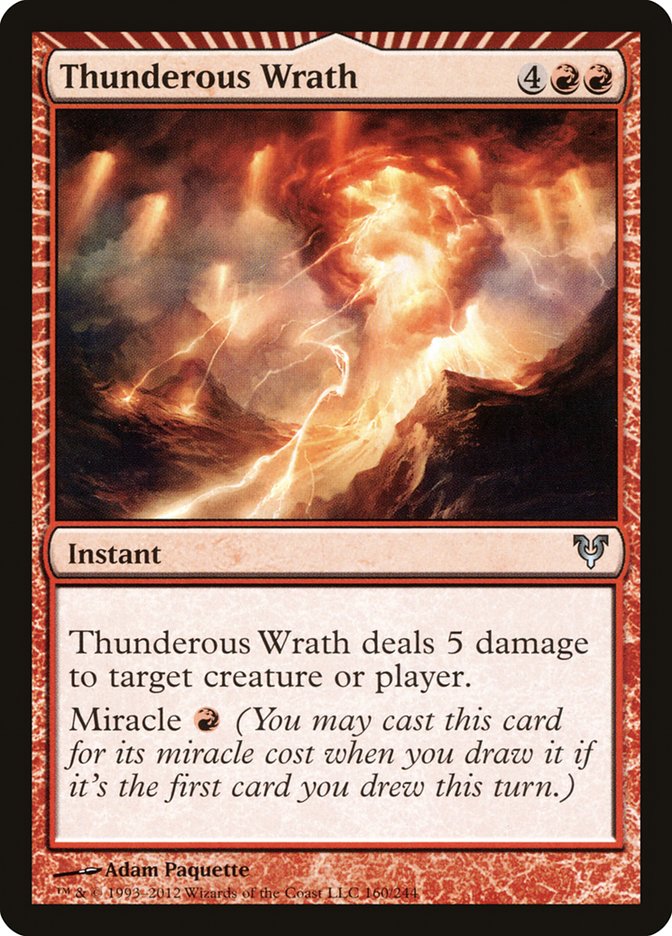 Thunderous Wrath [Avacyn Restored] 