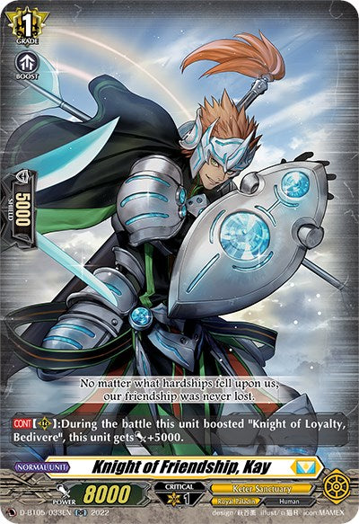 Knight of Friendship, Kay (D-BT05/033EN) [Triumphant Return of the Brave Heroes]