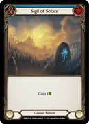 Sigil of Solace (Blue) [RNR030-R] (Rhinar Hero Deck) 1st Edition Normal 