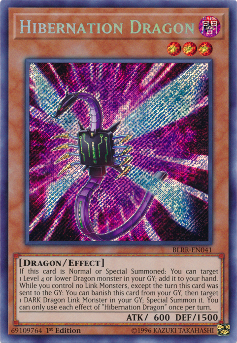 Hibernation Dragon [BLRR-EN041] Secret Rare 