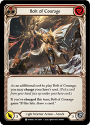 Bolt of Courage (Red) [MON042-RF] (Monarch) 1st Edition Rainbow Foil 