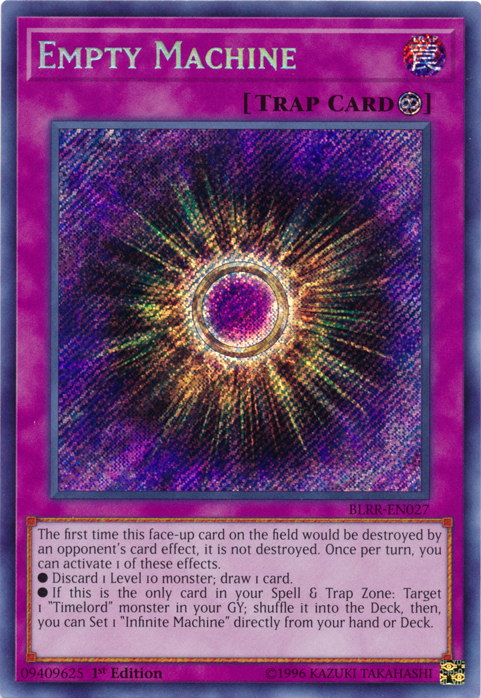 Empty Machine [BLRR-EN027] Secret Rare 