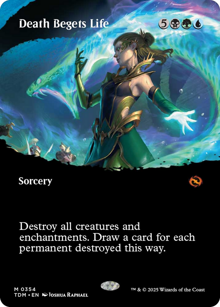 Death Begets Life (Borderless) [Tarkir: Dragonstorm] 