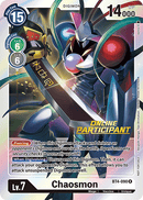 Chaosmon [BT4-090] (Online Participant) [Great Legend Promos] 