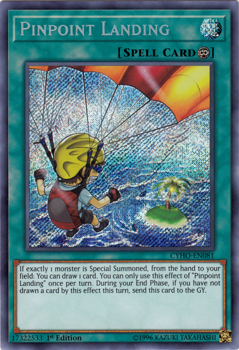 Pinpoint Landing [CYHO-EN081] Secret Rare 