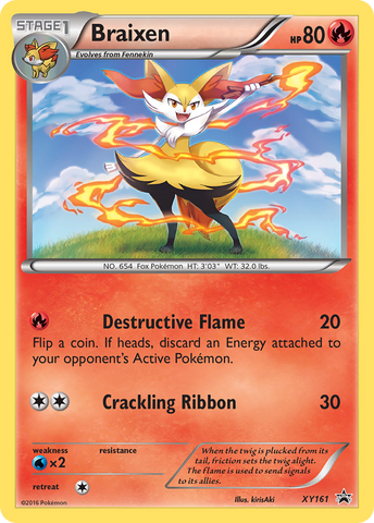 Braixen (XY161) [XY: Black Star Promos] 