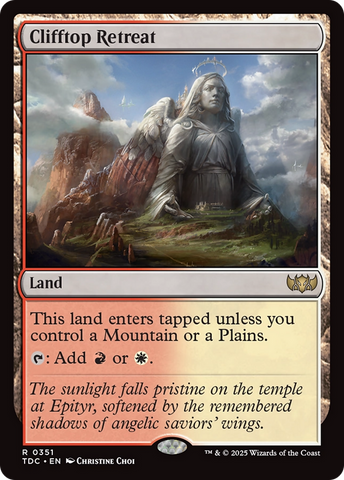 Clifftop Retreat [Tarkir: Dragonstorm Commander] 
