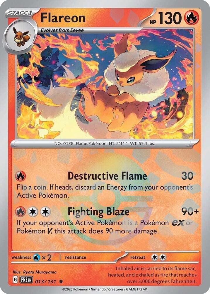 Flareon (013/131) (Poke Ball Pattern) [Scarlet &amp; Violet: Prismatic Evolutions] 