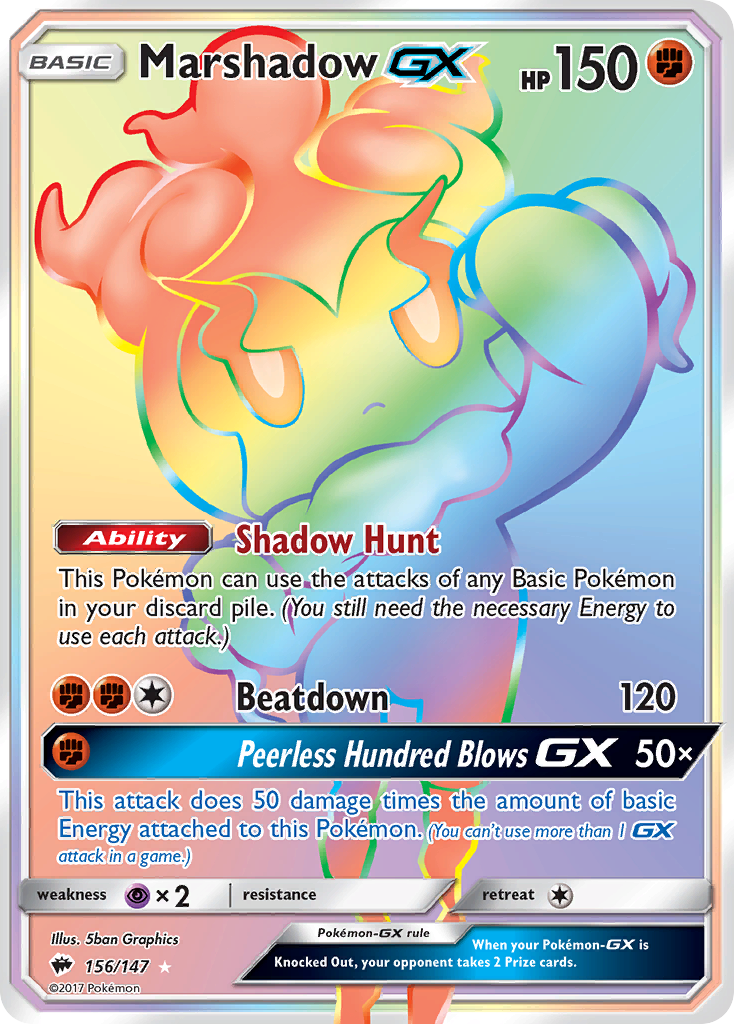 Marshadow GX (156/147) [Sun &amp; Moon: Burning Shadows] 