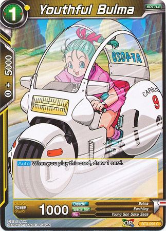 Youthful Bulma (BT3-095) [Cross Worlds] 