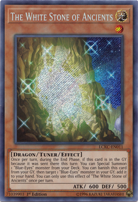 The White Stone of Ancients [LCKC-EN011] Secret Rare 
