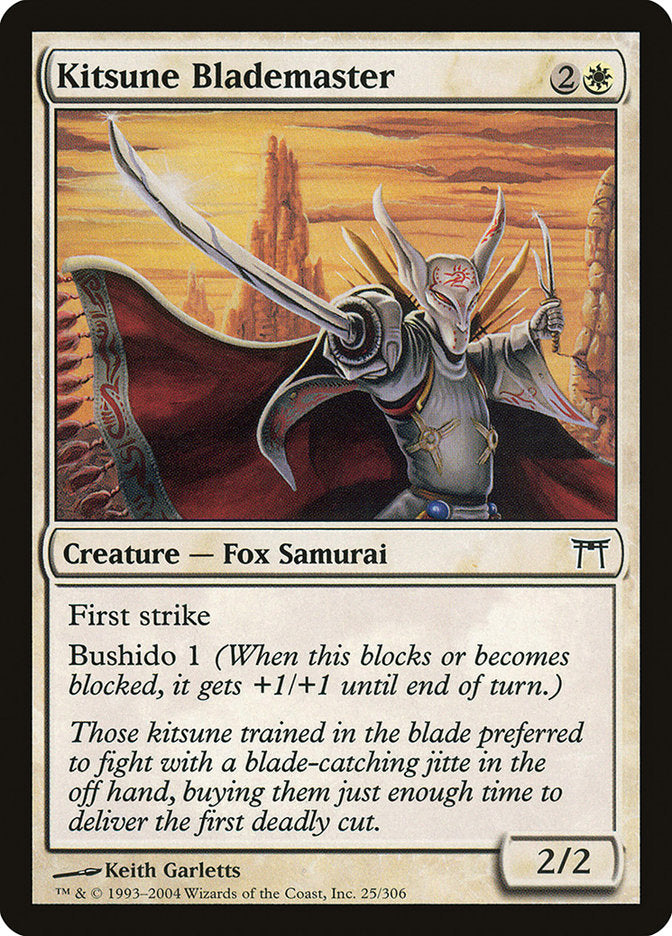 Kitsune Blademaster [Champions of Kamigawa] 