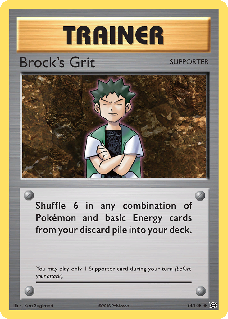 Brock's Grit (74/108) [XY: Evolutions] 