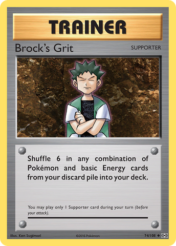 Brock's Grit (74/108) [XY: Evolutions] 