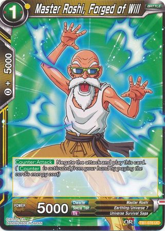 Master Roshi, Forged of Will (TB1-076) [The Tournament of Power] 