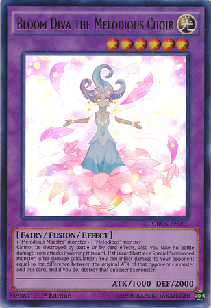 Bloom Diva the Melodious Choir [CROS-EN040] Ultra Rare 