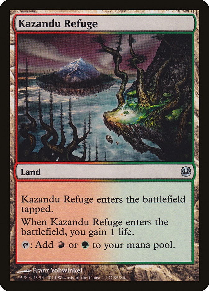 Kazandu Refuge [Duel Decks: Ajani vs. Nicol Bolas] 